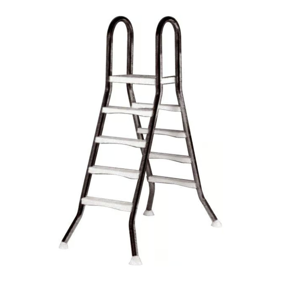 Žebřík EEP pro nezapuštěné bazény, 4+4 stupně, pro bazény 1, 2 m výšky, AISI 304 3