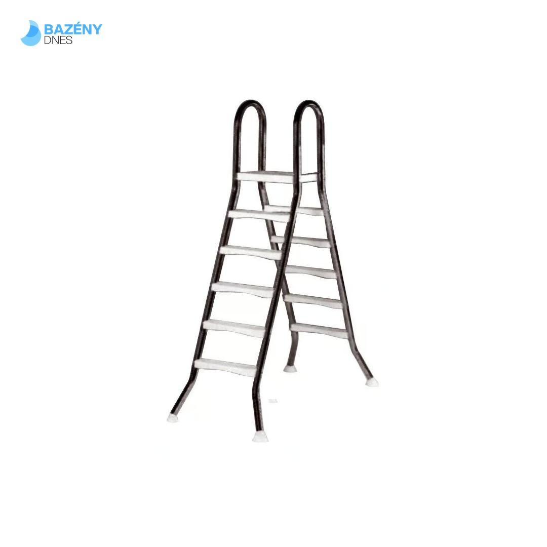 Žebřík EEP pro nezapuštěné bazény, 5+5 stupně, pro bazény 1, 5 m výšky, AISI 304