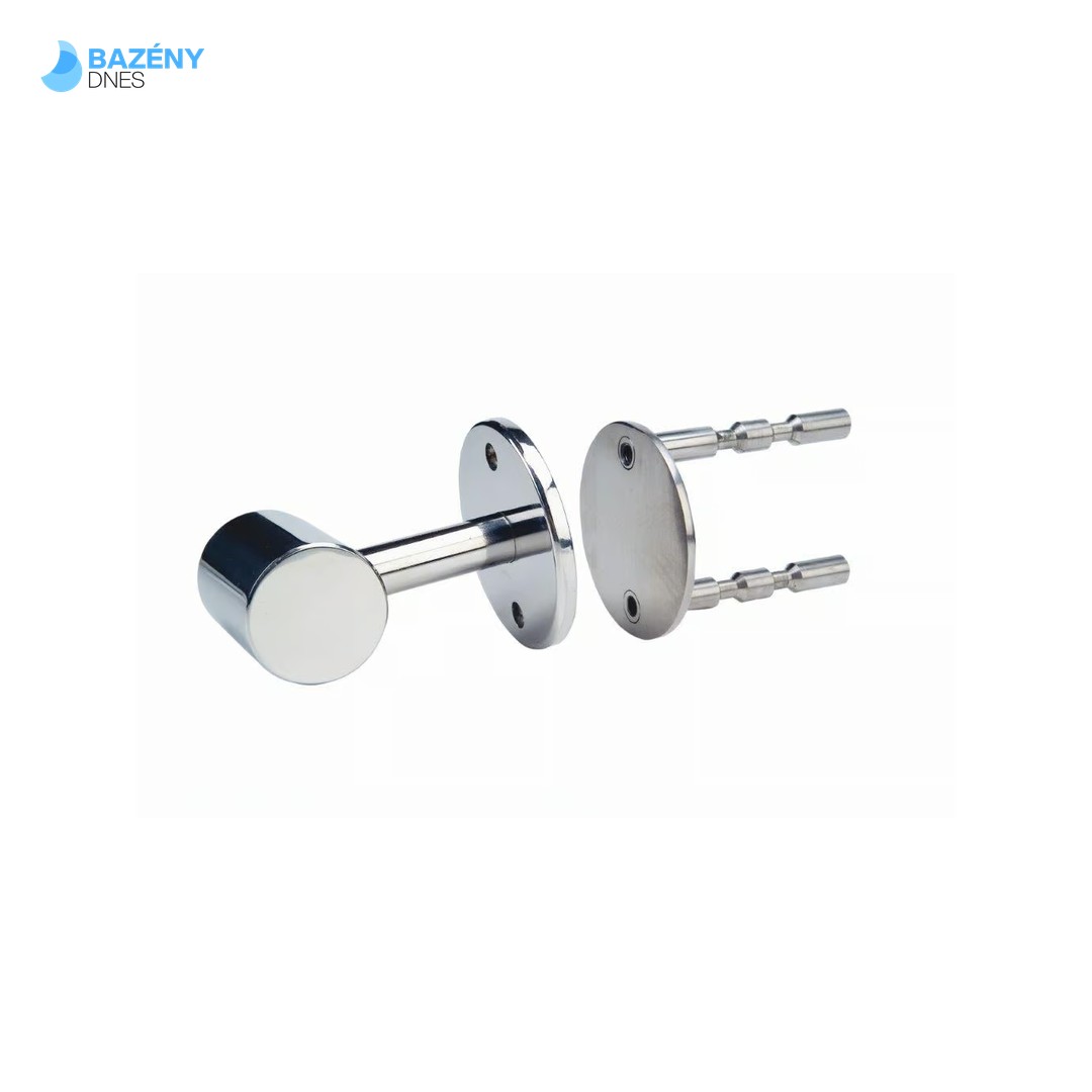 Nerez přírubové úchyty zábradlí - - koncový zaslepený levý 2