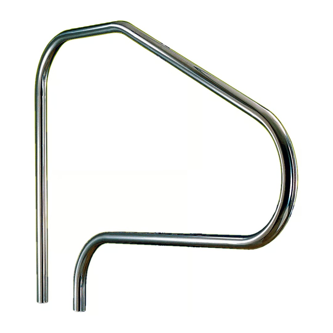 Žebříkové madlo 1220mm s pouzdrem a rozetou AISI 316 - 1ks