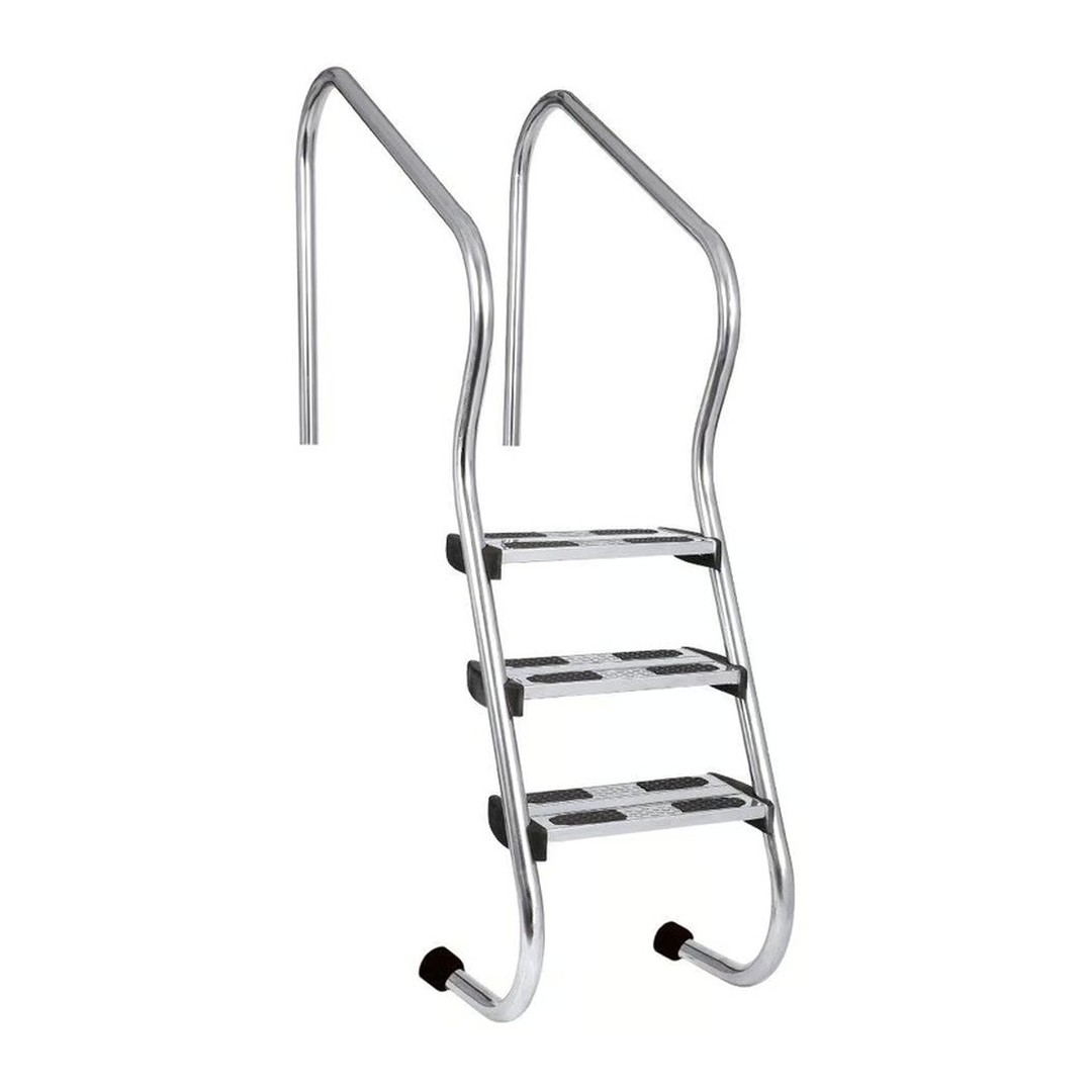 Žebřík nerez Ergo s pouzdrem 3 stupňový, AISI 316 2