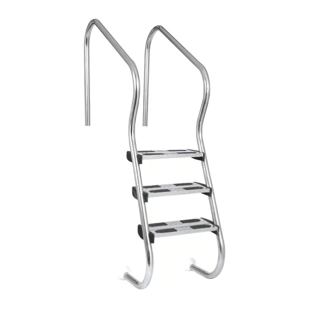 Žebřík nerez Ergo s pouzdrem 3 stupňový, AISI 316 4