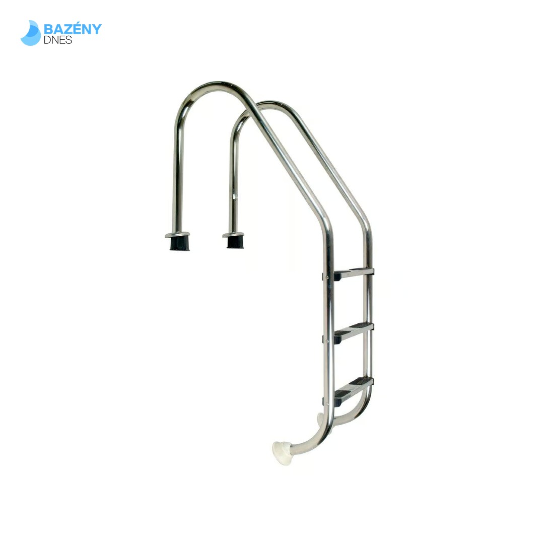 Žebřík nerez Standard s pouzdrem 3 stupňový, AISI 316