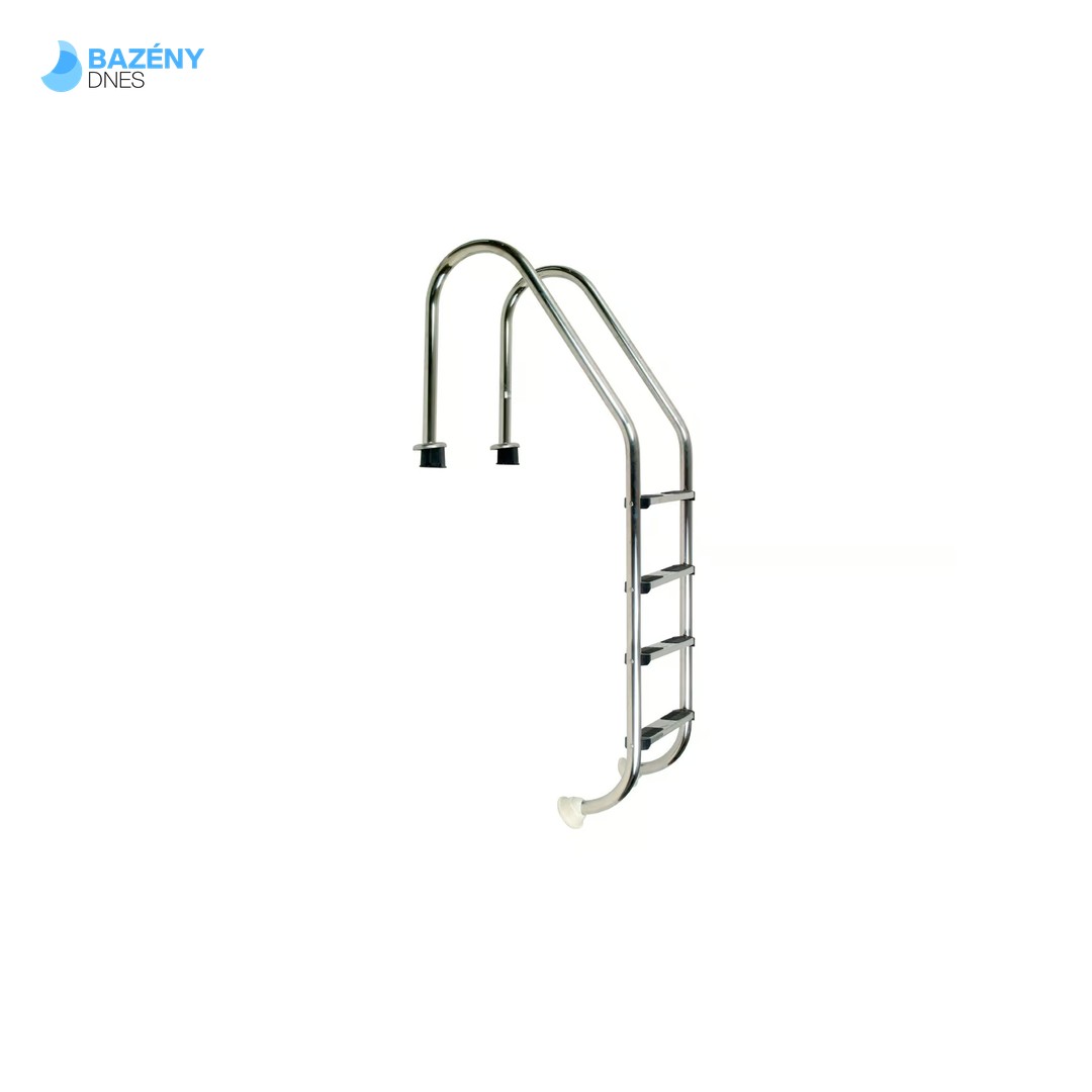 Žebřík nerez Standard s pouzdrem 4 stupňový, AISI 316