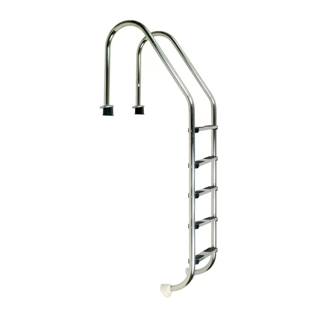 Žebřík nerez Standard s pouzdrem 5 stupňový, AISI 316