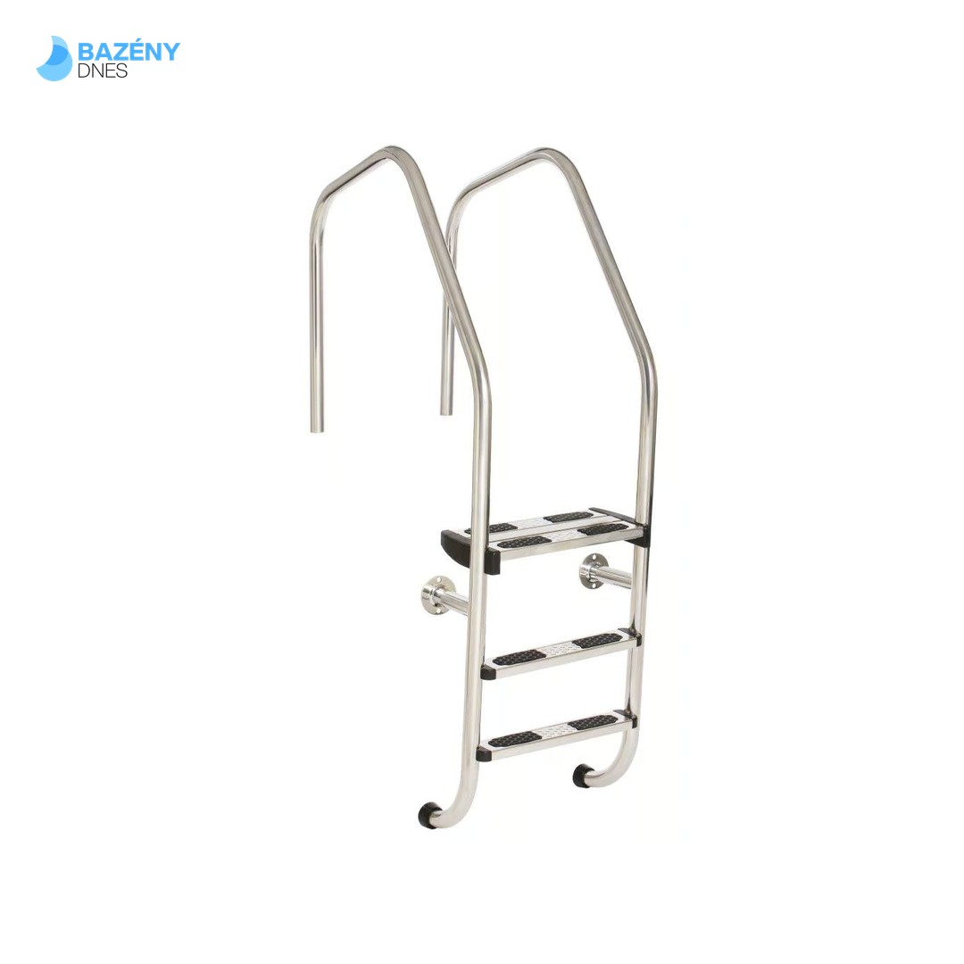 Žebřík nerez Munich - 3 stupňový (AISI 316) 2