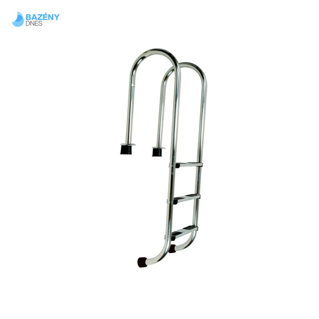 Žebřík nerez Muro (Slim) s pouzdrem 5 stupňový, AISI 316 2