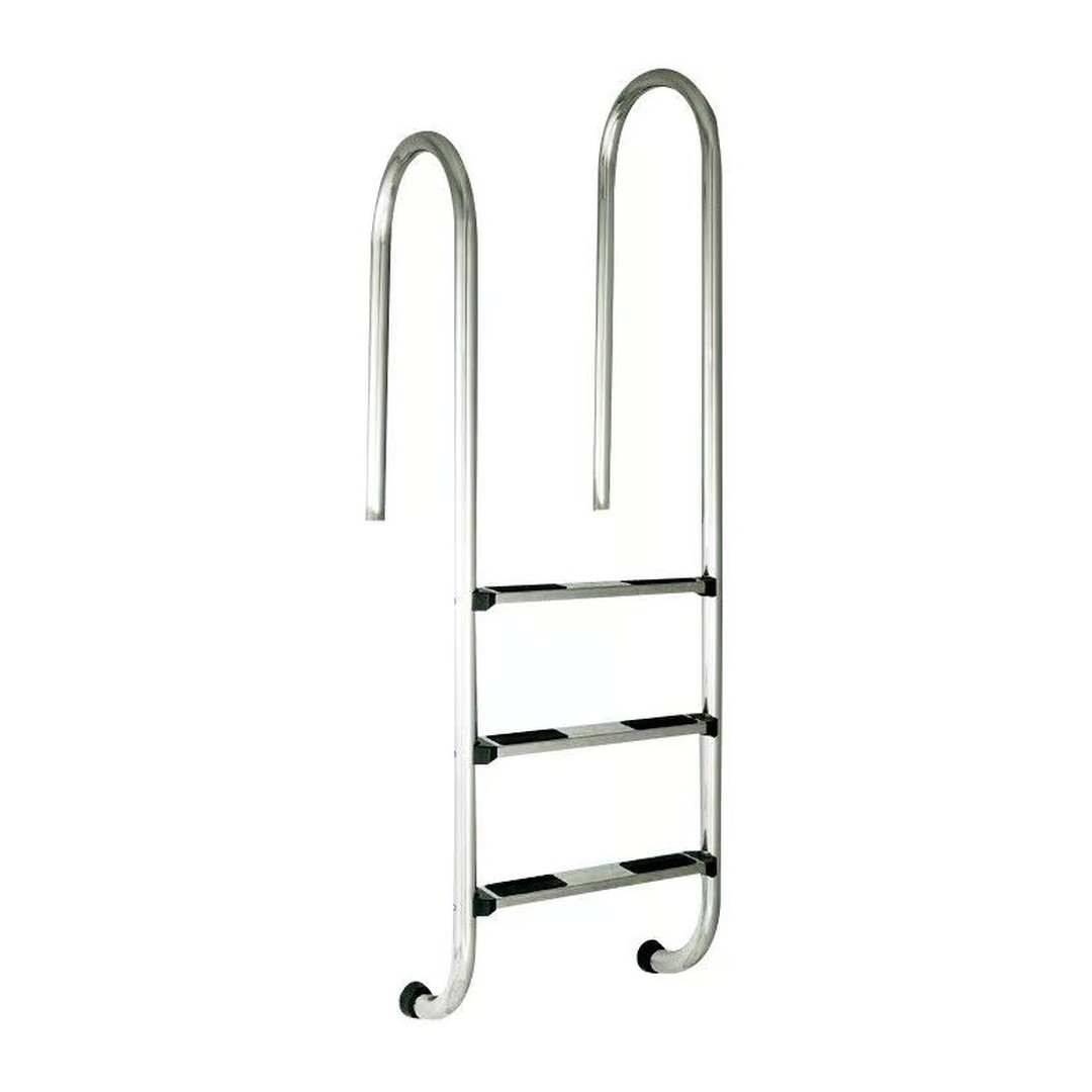 Žebřík nerez RVM–3 stup. s rozdílnou výškou madel–Muro (Slim), AISI 316