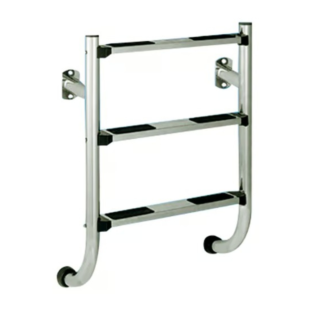 Spodní díl nerezového žebříku - 5 stupňů (kotvení přírubou), AISI 316 2