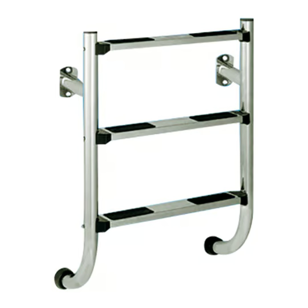 Spodní díl nerezového žebříku - 5 stupňů (kotvení přírubou), AISI 316 4