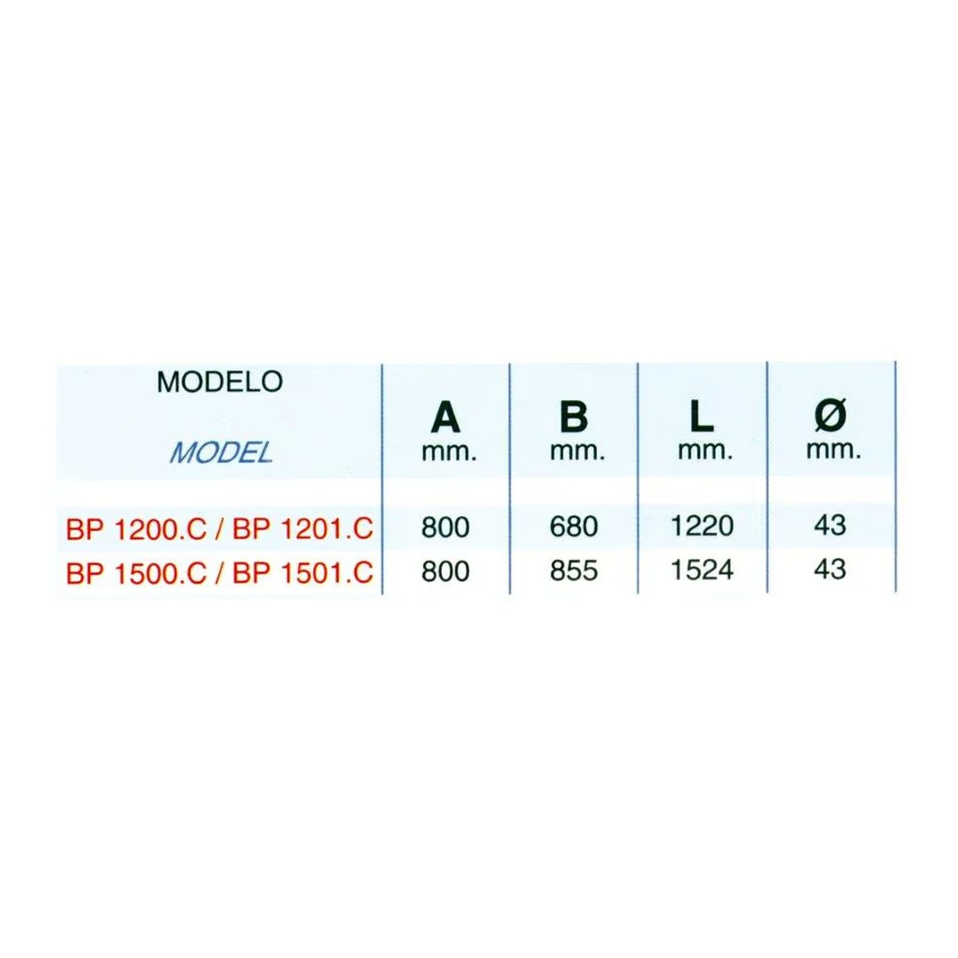 Zábradlí ke schodům, výška 660 mm, pevná příruba 2