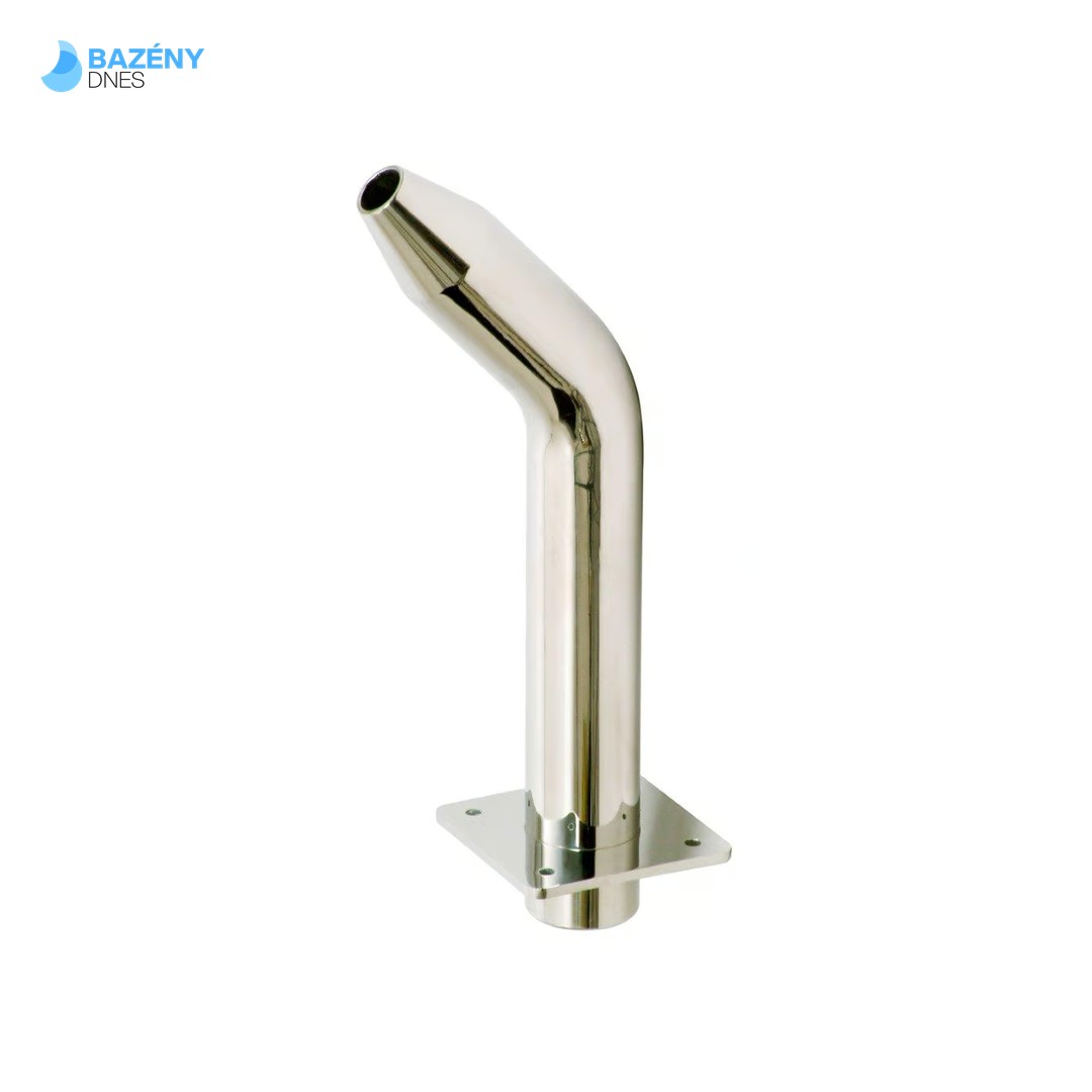 Chrlič - Píšťala nízká, D25 mm, připojení 63 mm, AISI 316, proud nahoru