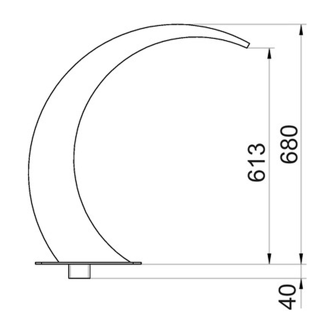 Chrlič - Rimini, nerez AISI 316L 2