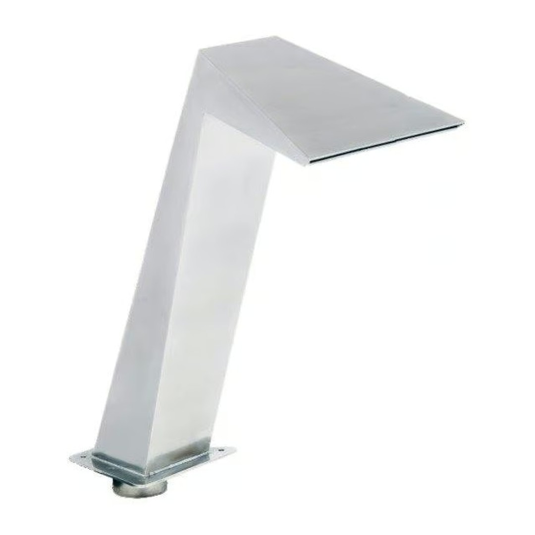 Chrlič - Kubista 370 mm, nerez AISI 316, připojení 75 mm, povrch matný