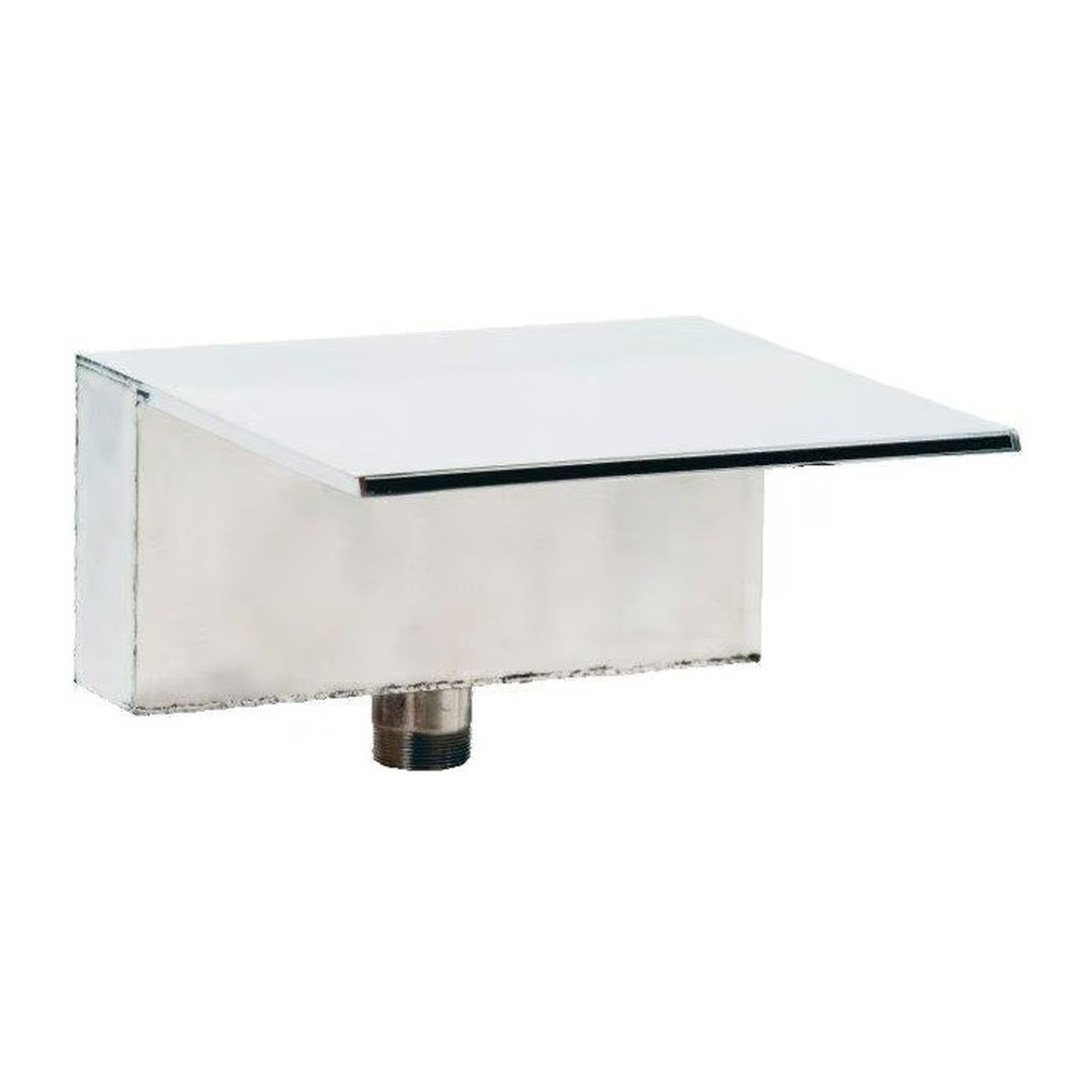 Chrlič do zdi - Š400 mm, připojení 2", nerez, lesklý povrch