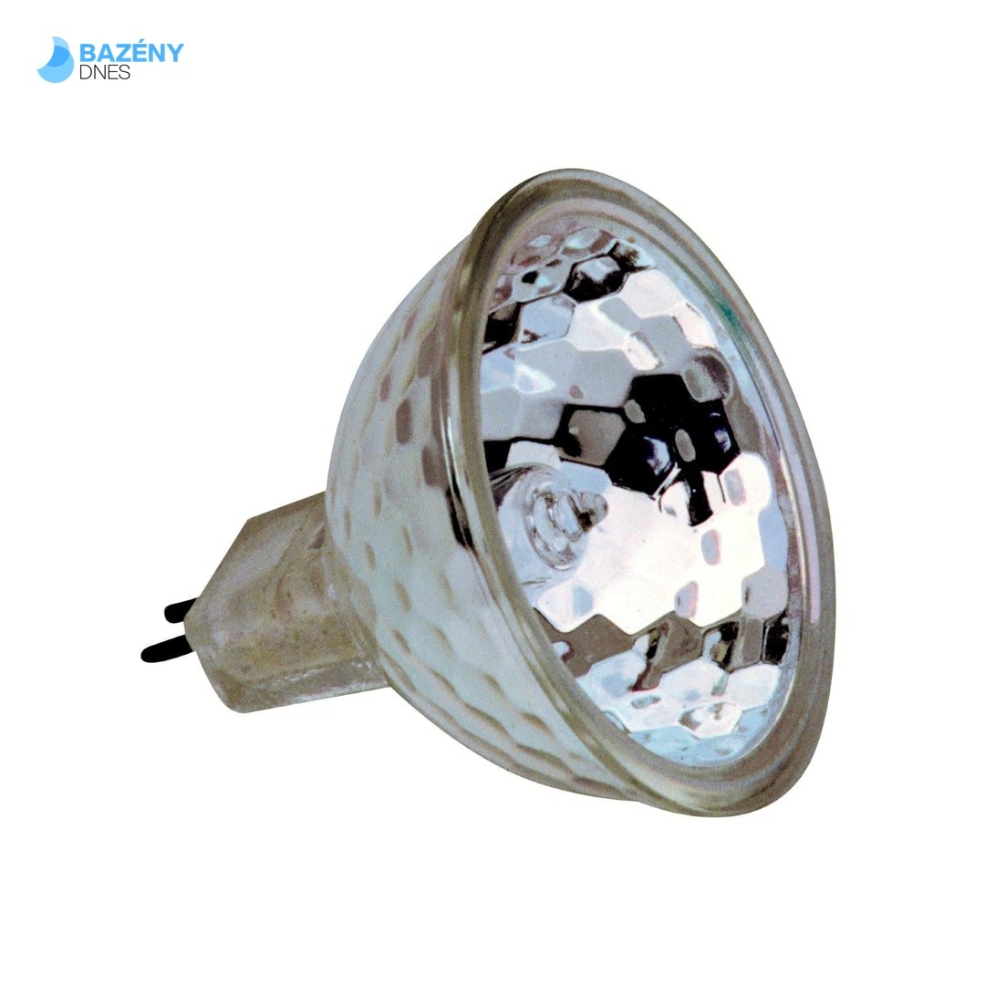 Halogenová lampa HRFG 50 W/12 V – s čelním sklem 50 mm