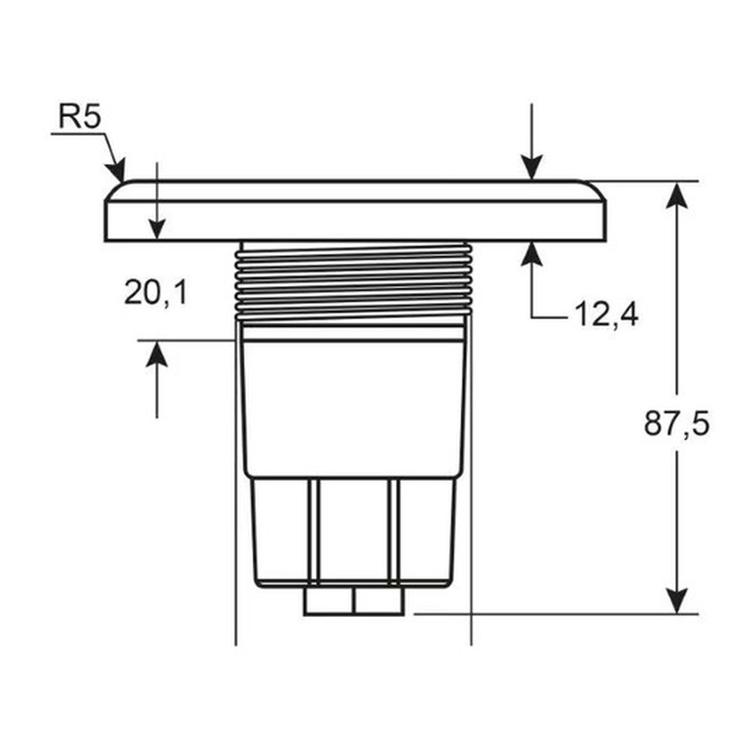 Žárovka LED 100mm - RGB 6W 3