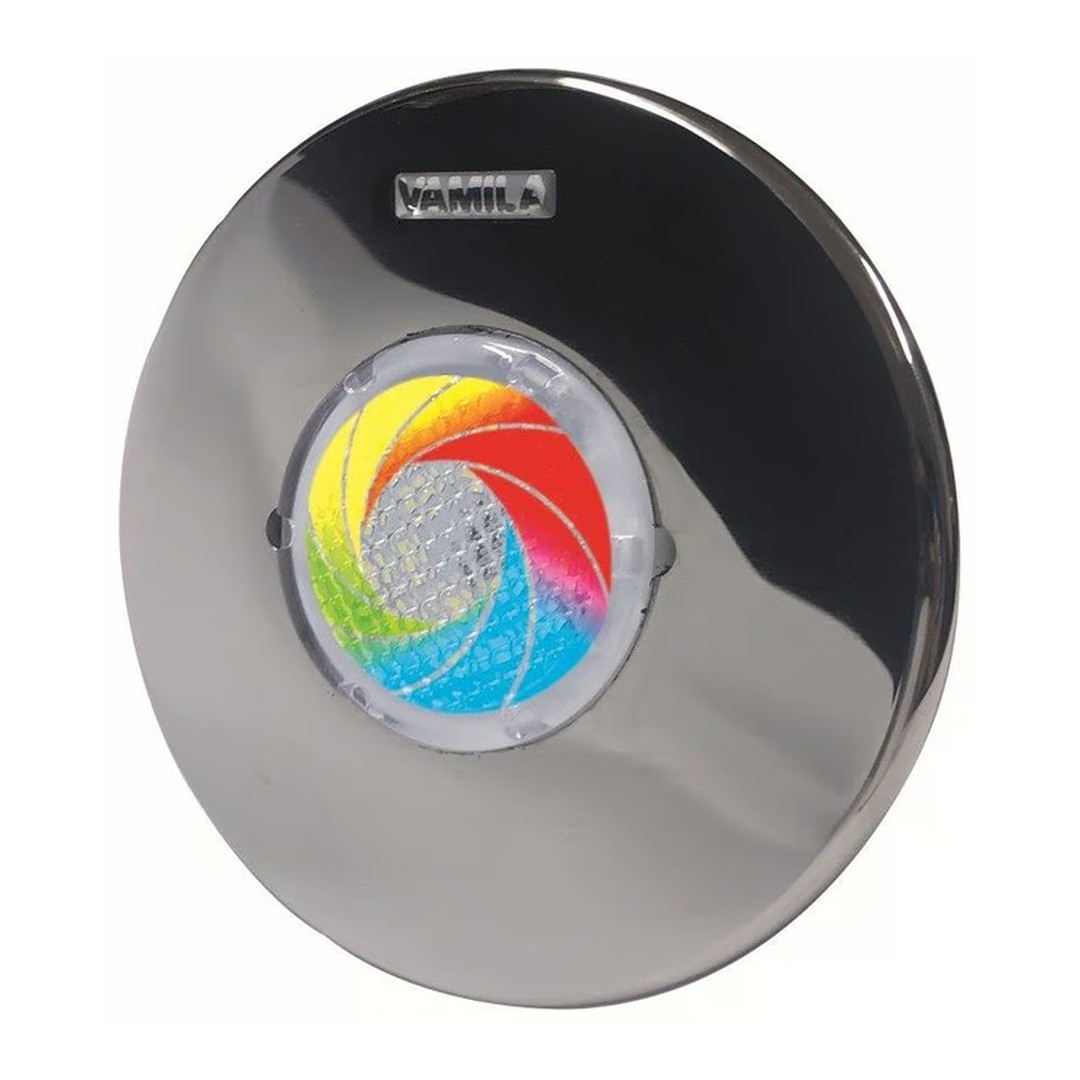 MINI Tube - - nerez prvek VAMILA - 9LED RGB, 8, 2W - pro předvyrobené bazény