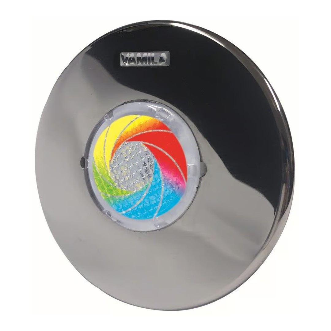 MINI Tube - - nerez prvek VAMILA - 9LED RGB, 8, 2W - pro předvyrobené bazény 2