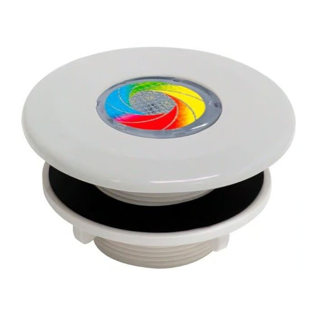 MINI Tube - - tryska VA (Bílá) - 9LED RGB, 8, 2W - pro předvyrobené bazény