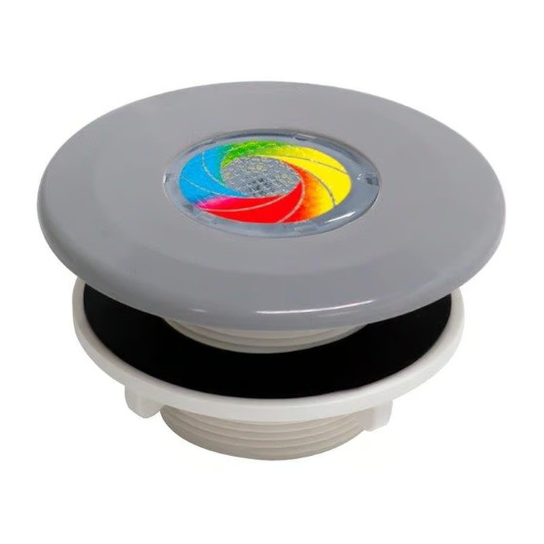 MINI Tube - - tryska VA (Světle šedá RAL7004) - 9LED RGB, 8, 2W - pro předvyrobené bazény