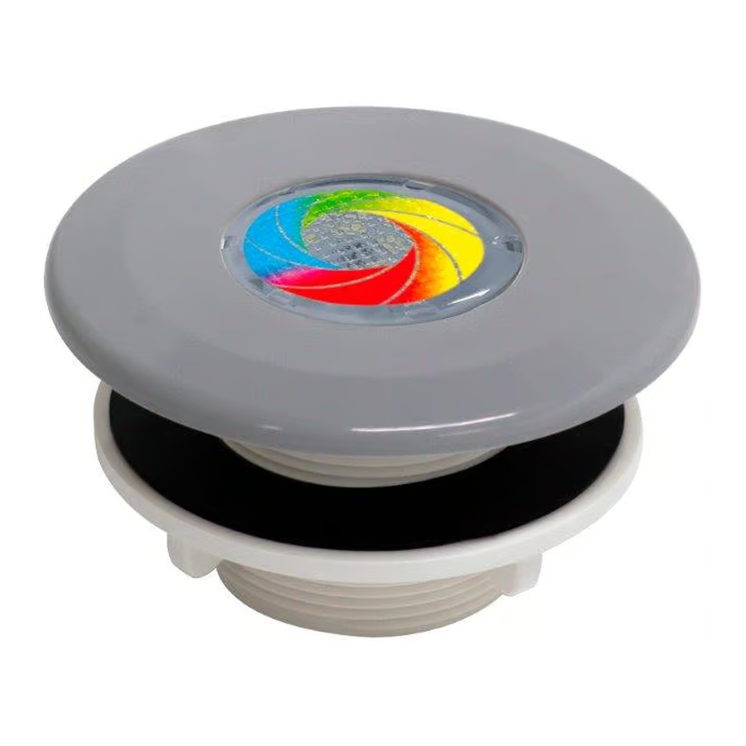 MINI Tube - - tryska VA (Světle šedá RAL7004) - 9LED RGB, 8, 2W - pro předvyrobené bazény 3