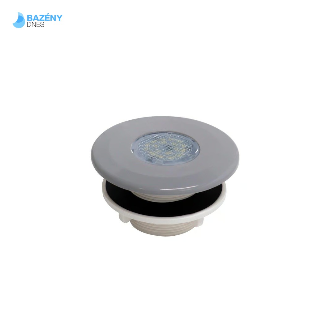 MINI Tube - - tryska VA (Světle šedá RAL7004) - 18 LED bílá, 6 W, pro předvyrobené bazény