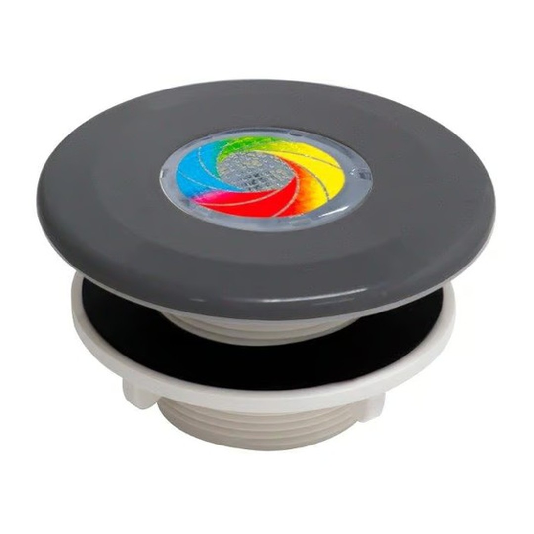 MINI Tube - - tryska VA (Tmavě šedá RAL 7016) - 9LED RGB, 8, 2W - pro předvyrobené bazény