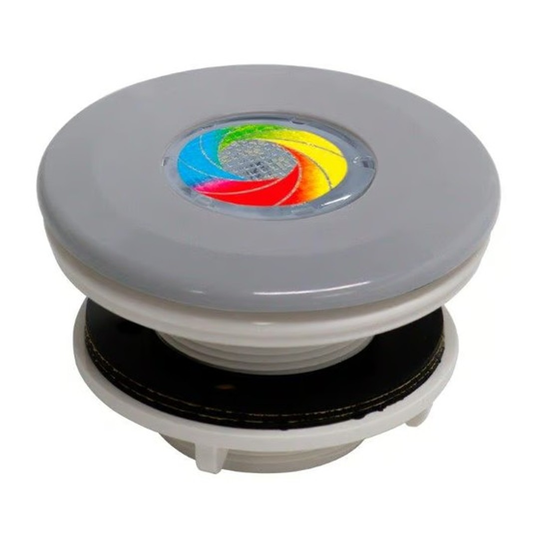 MINI Tube - - tryska VA (Světle šedá RAL7004) - 9LED RGB, 8, 2W - pro fóliové bazény