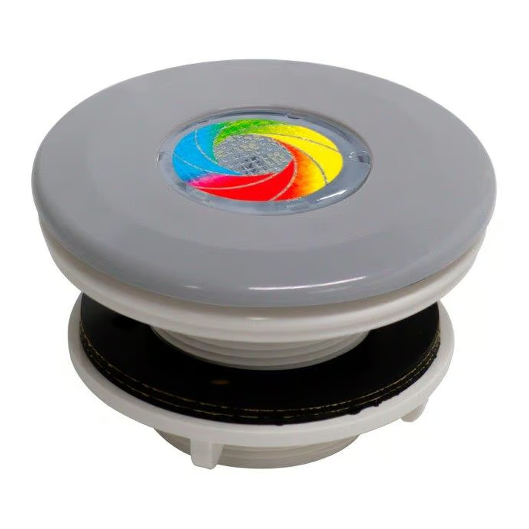 MINI Tube - - tryska VA (Světle šedá RAL7004) - 9LED RGB, 8, 2W - pro fóliové bazény 3