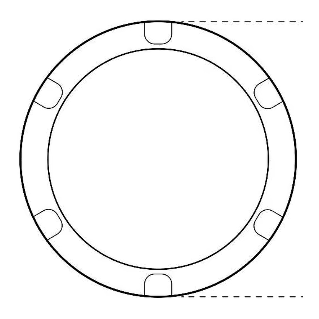 MINI Tube - - tryska VA (Světle šedá RAL7004), 18 LED bílá, 6 W, pro fóliové bazény 2