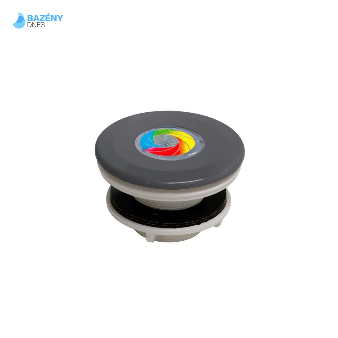 MINI Tube - - tryska VA (Tmavě šedá RAL7016) - 9LED RGB, 8, 2W - pro fóliové bazény