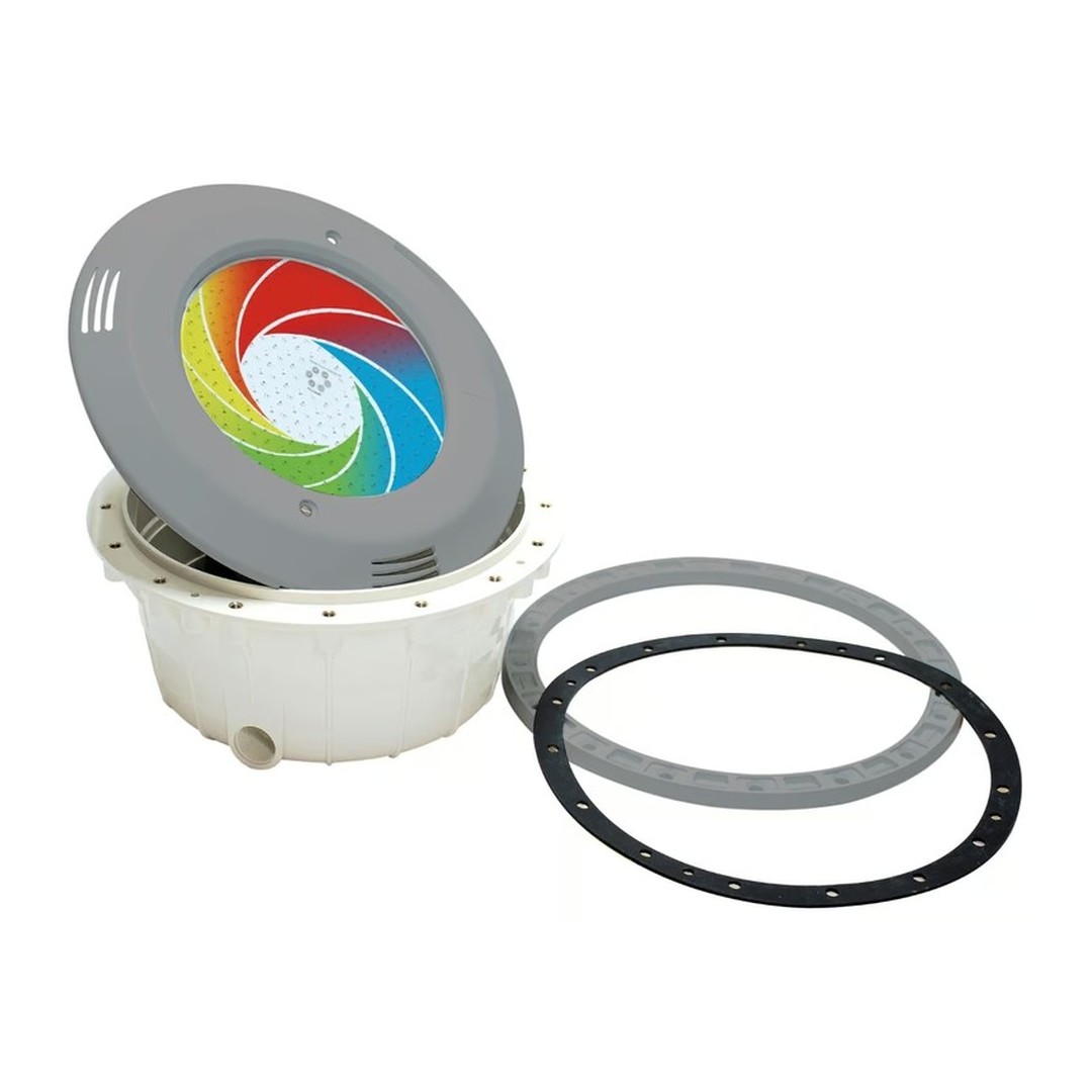 Světlo VA LED "PF" - 23W, RGB - DMX; pro fóliové bazény, světle šedé