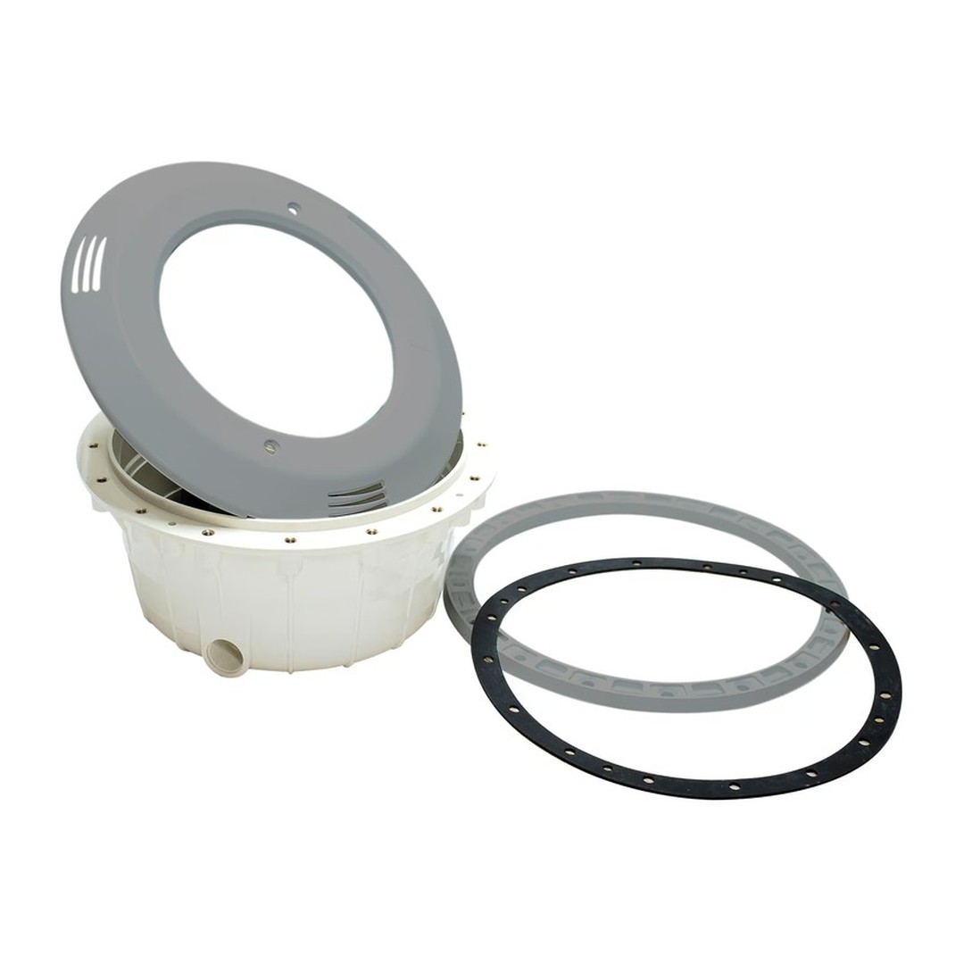 Světlo VA - pro fóliové bazény, bez žárovky, světle šedé (RAL7004)