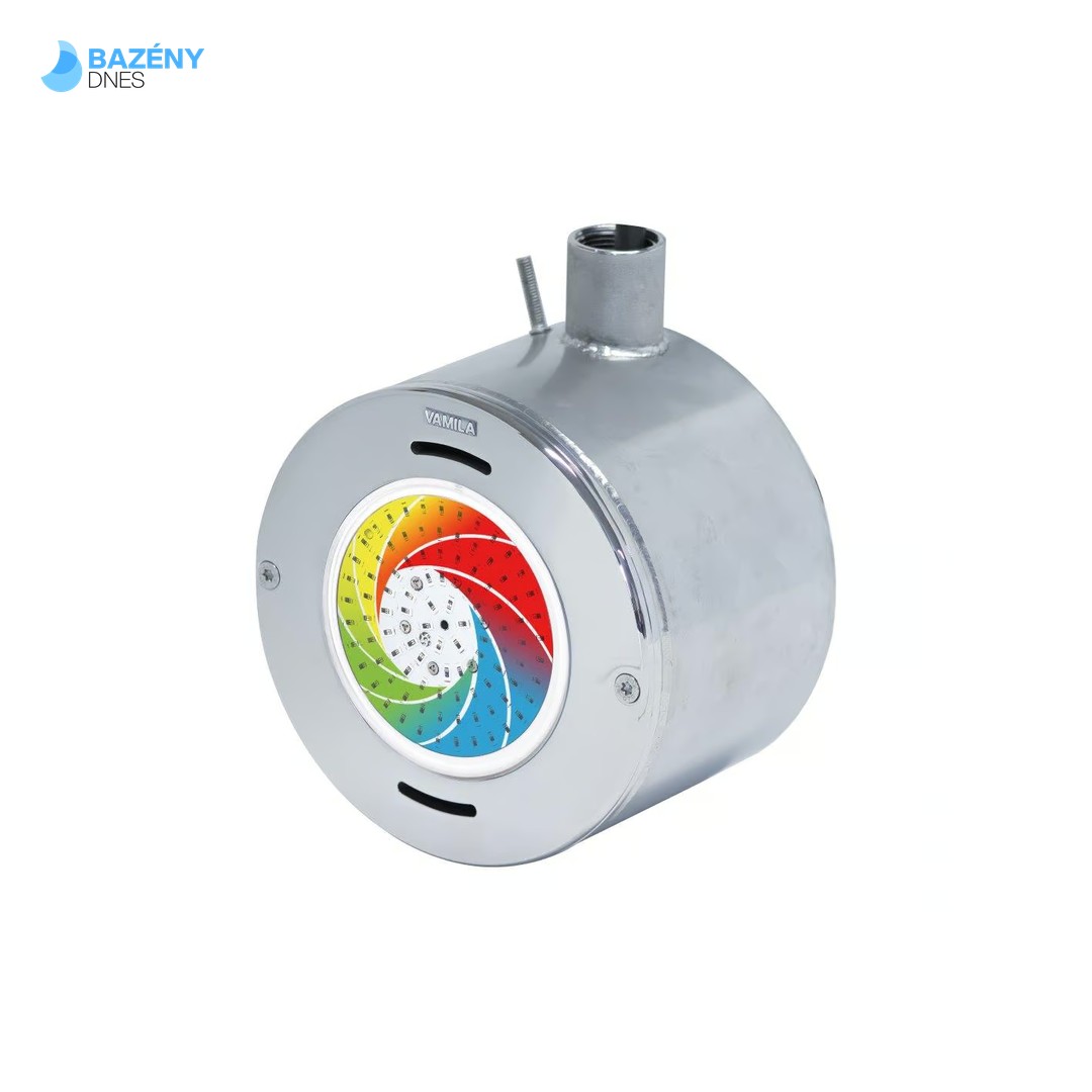 Nerezové světlo VA LED - "MIDSI" - 6W, RGB DMX, pro fóliové bazény