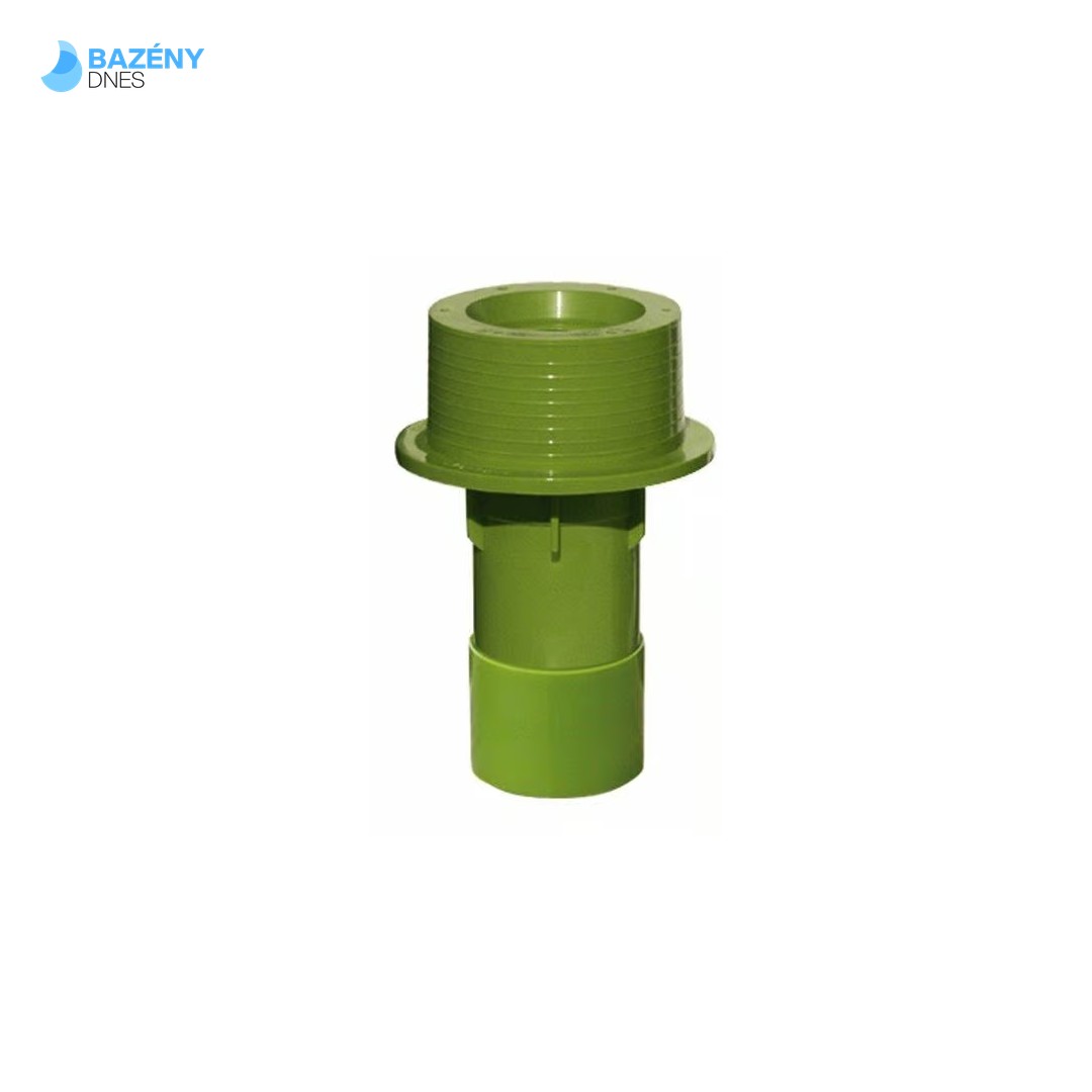 Průchod stěnou bazénu pro světlo - s mosaznými zástřiky