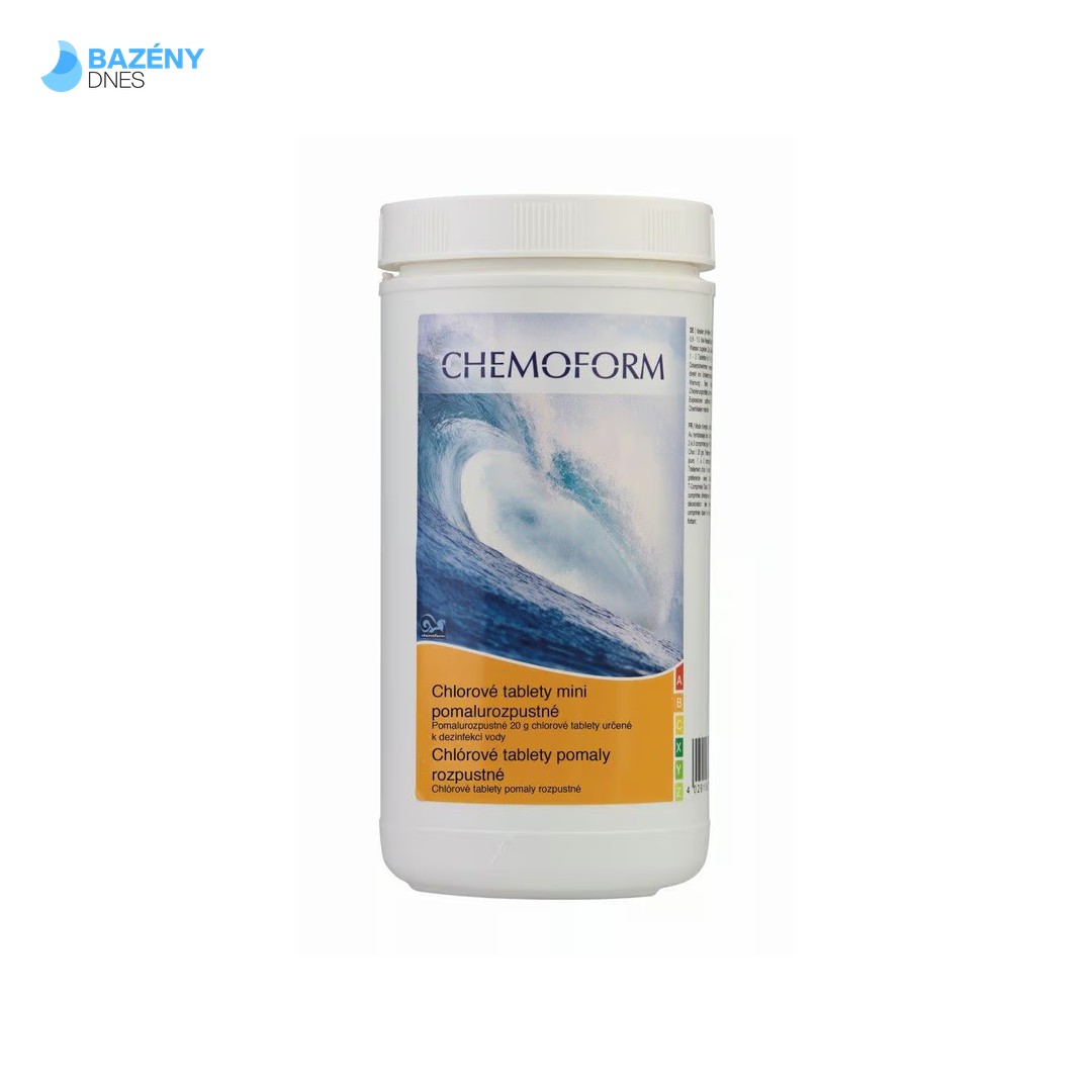 Chlórové tablety pomalurozpustné 20 g - mini 1kg