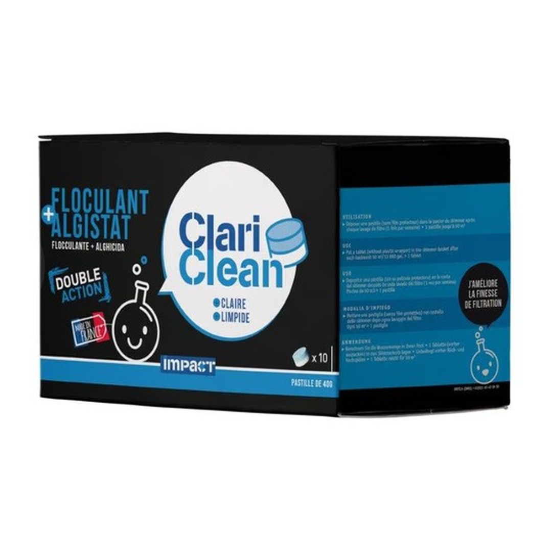ClariClean - - Algistat + Floculant - 10 x 40g tablety