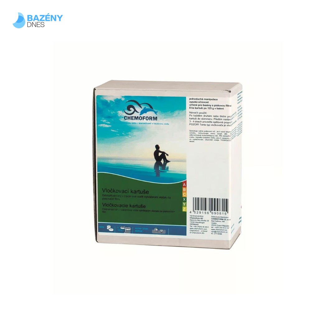 Flokulační kartuše 8 ks x 125 g