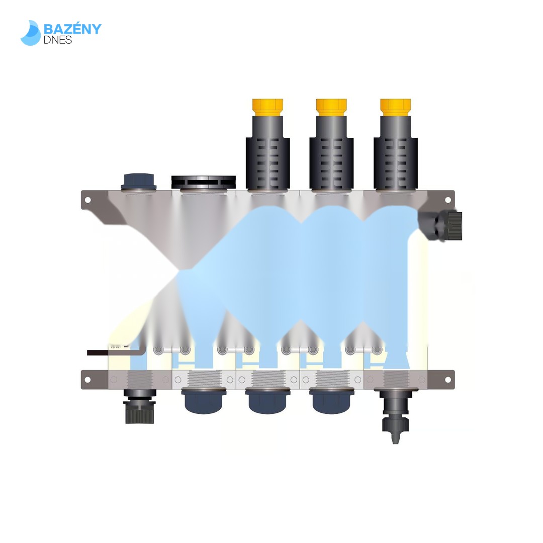 Profesionální dávkovací stanice VA DOS PROFESSIONAL "VAGNER" - pH/ORP/FCL (samočistící provedení) + sonda pH/ORP + Sonda FCL