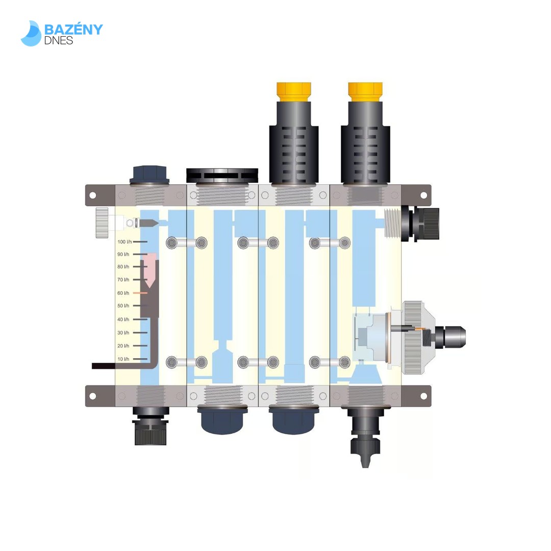 Profesionální dávkovací stanice VA DOS PROFESSIONAL "SEKO" - pH/ORP/FCL + sonda pH/ORP + Sonda FCL