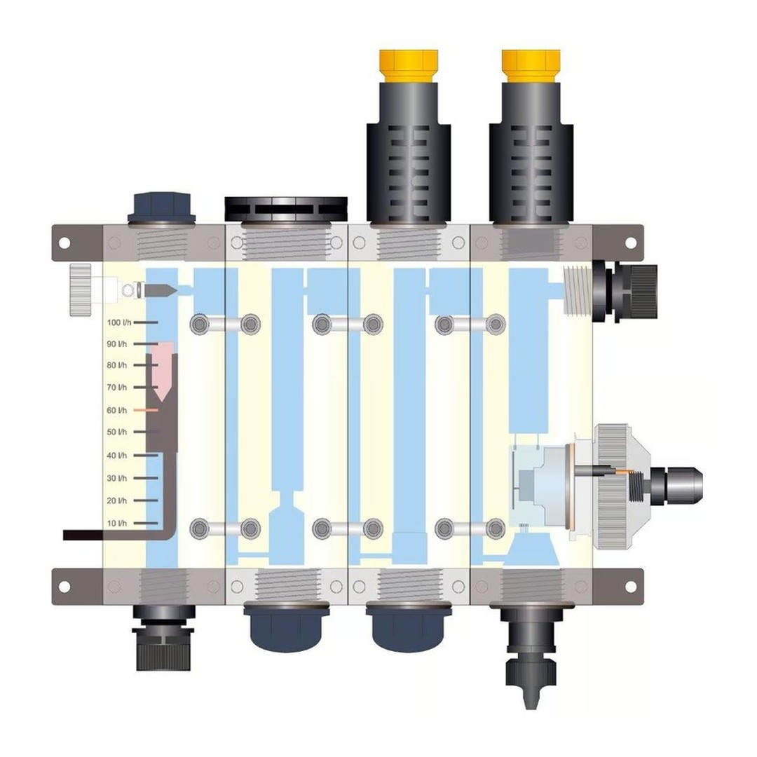 Profesionální dávkovací stanice VA DOS PROFESSIONAL "SEKO" - pH/ORP/FCL + sonda pH/ORP + Sonda FCL