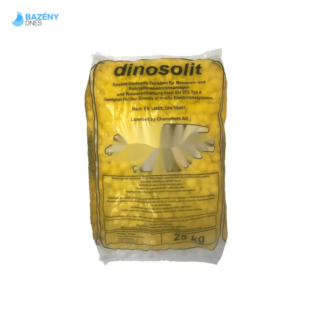 Sůl tabletová DINOSOLIT 25 kg, určeno pro elektrolýzu