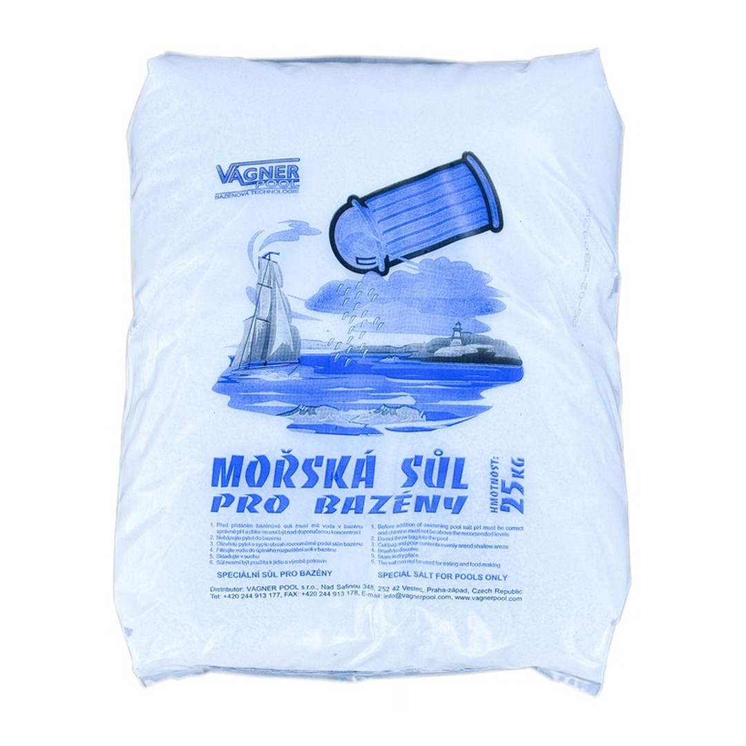 Bazénová sůl MOŘSKÁ, balení 25 kg