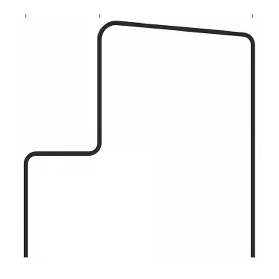 Upevňovací lišta pro EPS žlábek - šíře 150 mm, 2 m EX 2