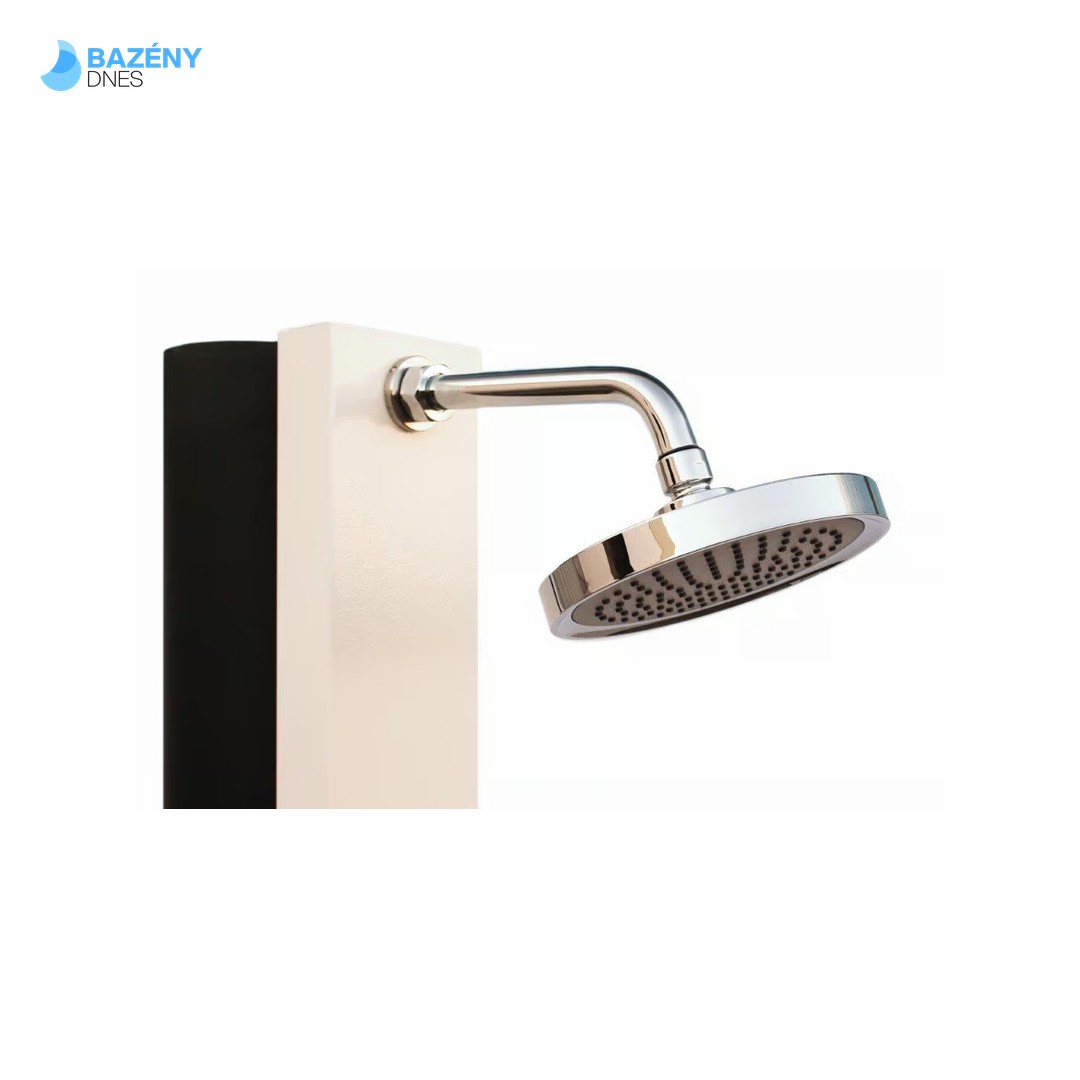 Solární sprcha 30L - Bílé čelo - S oplachem nohou