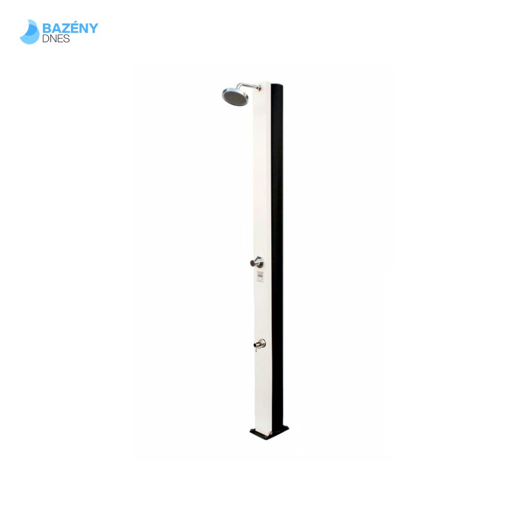 Solární sprcha 30L - Bílé čelo - S oplachem nohou 4