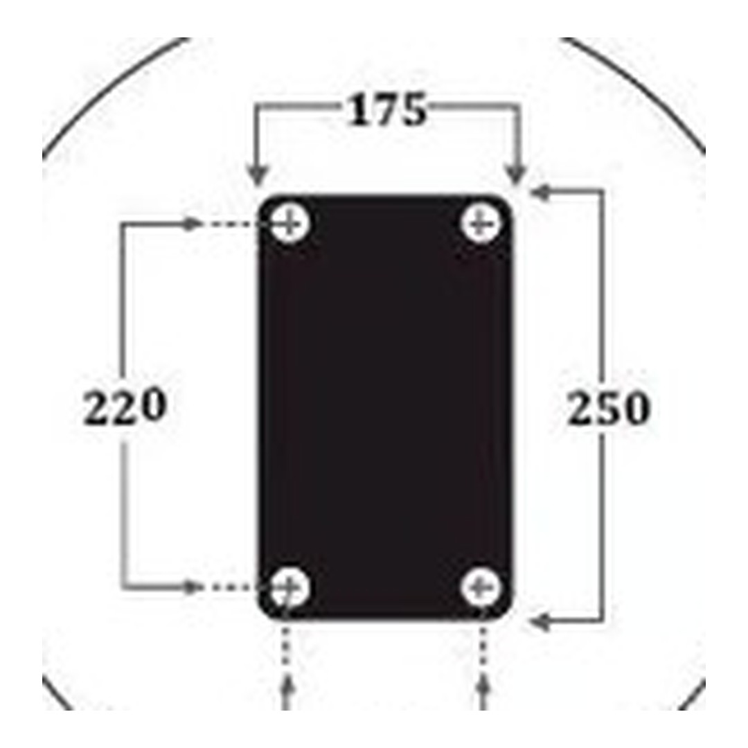Solární sprcha 30L - Bílé čelo - S oplachem nohou 5