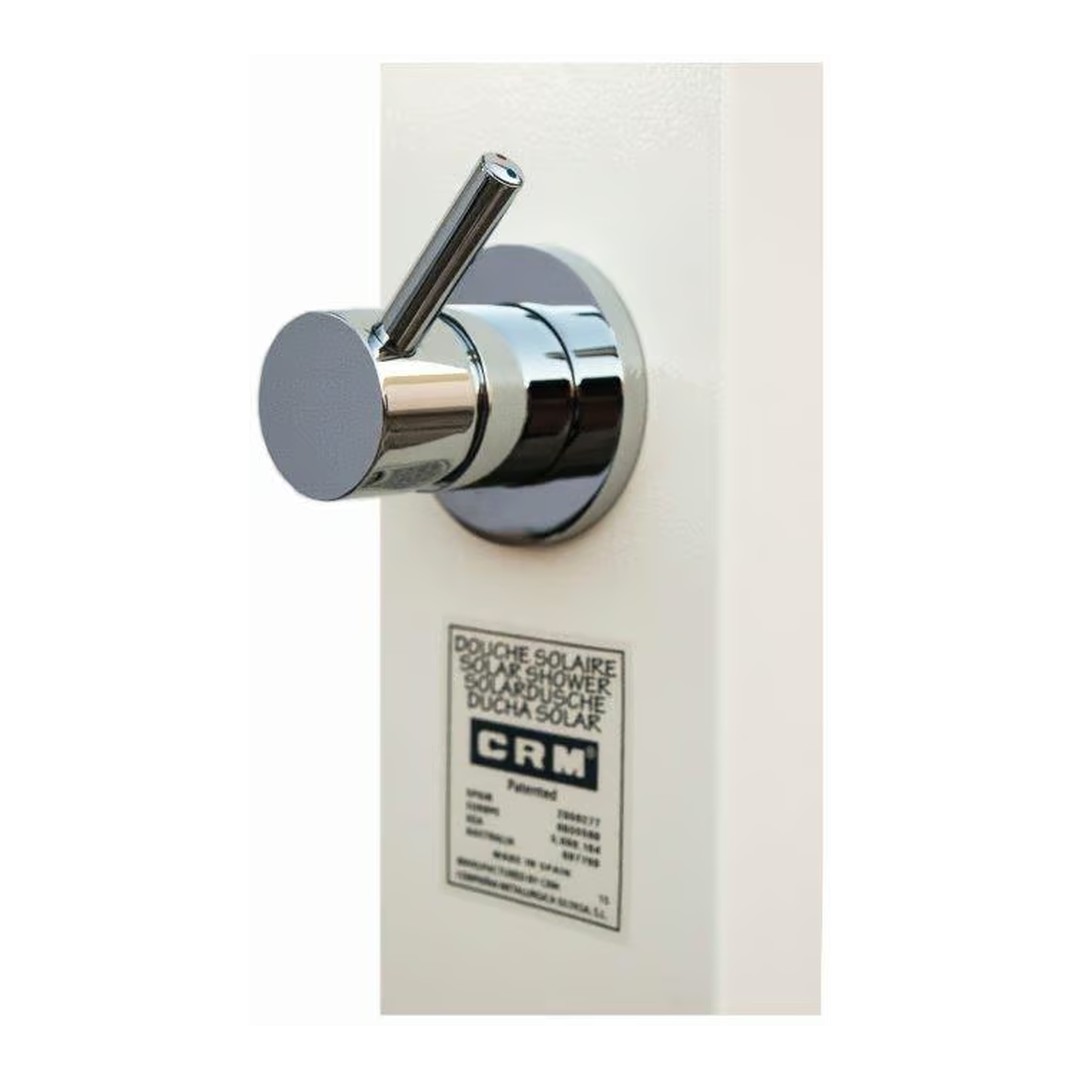 Solární sprcha 30L - Bílé čelo - S oplachem nohou 8