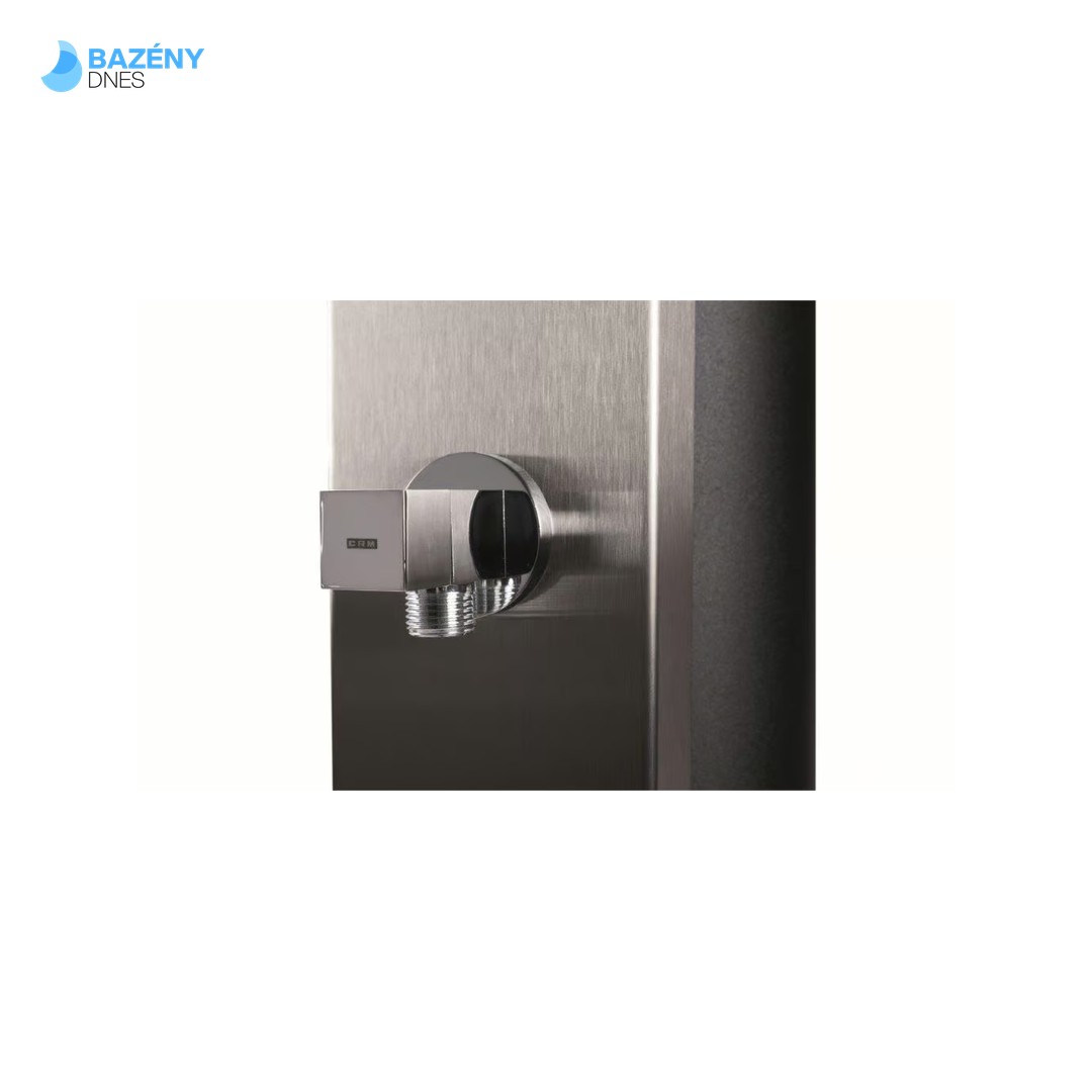 Solární sprcha 40L - Nerezové čelo - S oplachem nohou 2